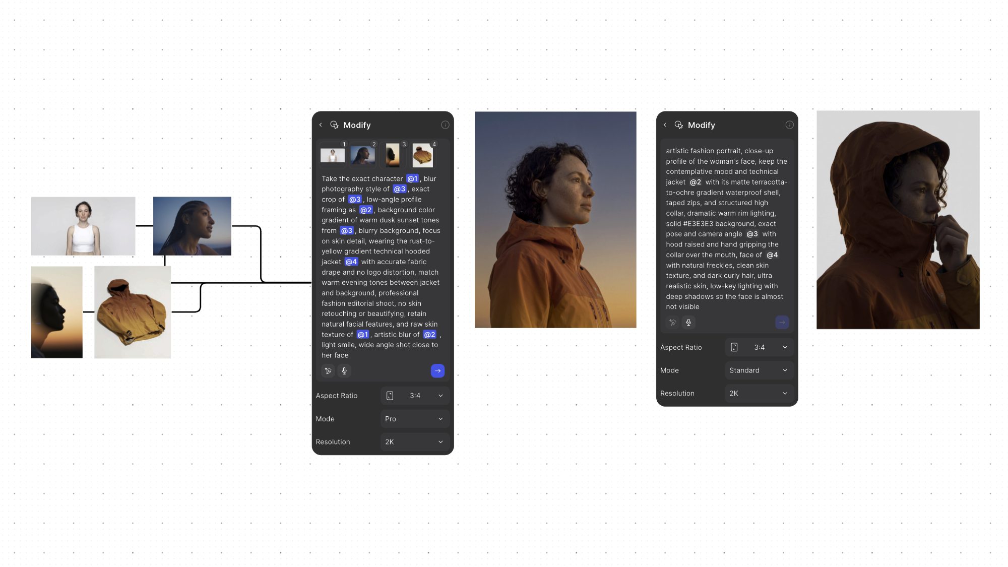 Vizcom Modify references and image results
